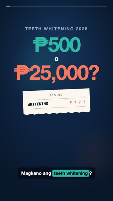 Magkano ang Teeth Whitening? ₱500 – ₱25,000 sa Pilipinas (2026)