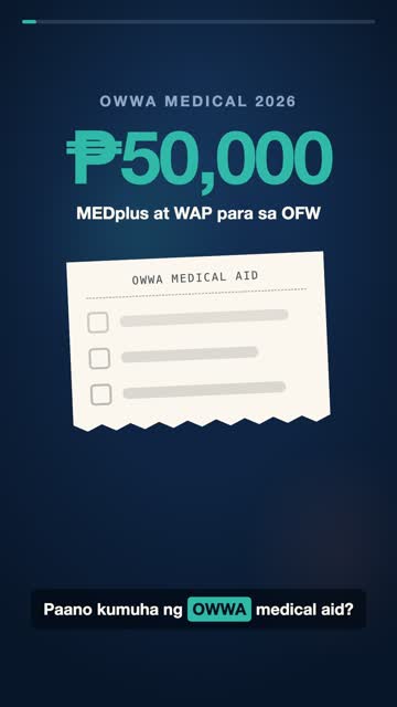 OWWA Medical Assistance 2026: MEDplus hanggang ₱50,000, WAP ₱20,000