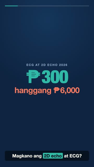 Magkano ang 2D Echo at ECG? ₱300 – ₱6,000 (2026)