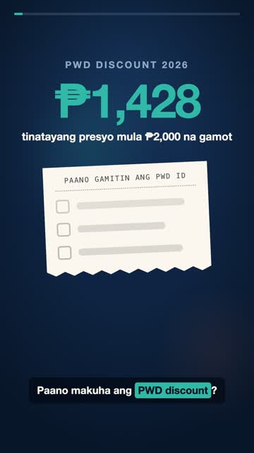 PWD Discount sa Gamot at Ospital 2026: 20% + VAT Exemption