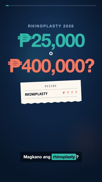 Magkano ang Rhinoplasty (Nose Job)? ₱25,000 – ₱400,000 (2026)