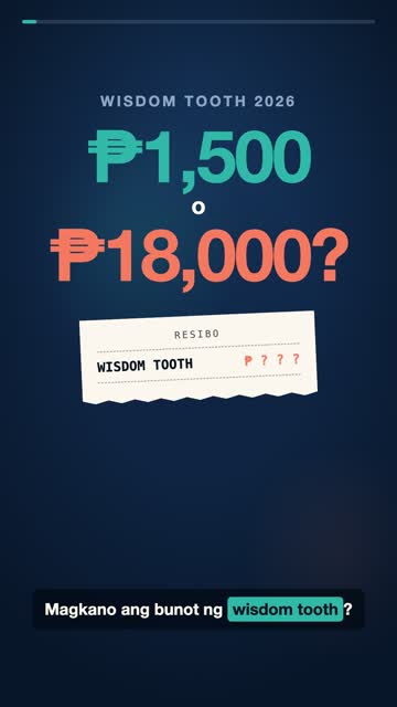 Magkano ang Bunot ng Wisdom Tooth? ₱1,500 – ₱18,000 (2026)