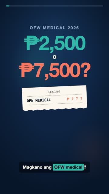 Magkano ang OFW Medical Exam? ₱2,500 – ₱7,500 (2026)