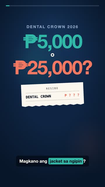 Magkano ang Jacket sa Ngipin (Dental Crown)? ₱5,000 – ₱25,000 (2026)